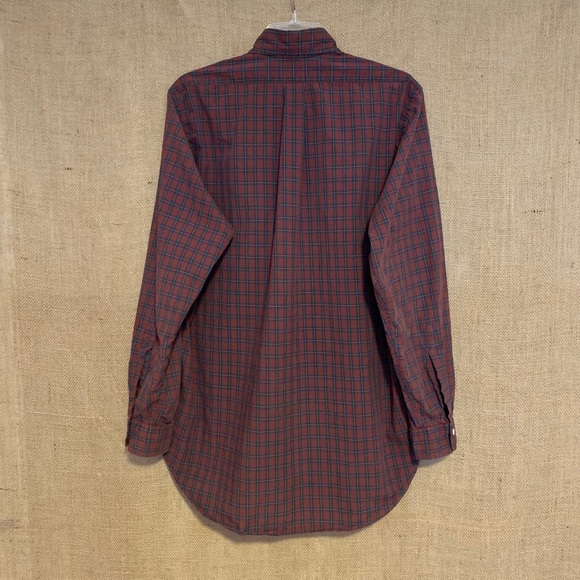 BROOKS BROTHERS Mens Button Down Shirt Plaid M - Picture 3 of 7